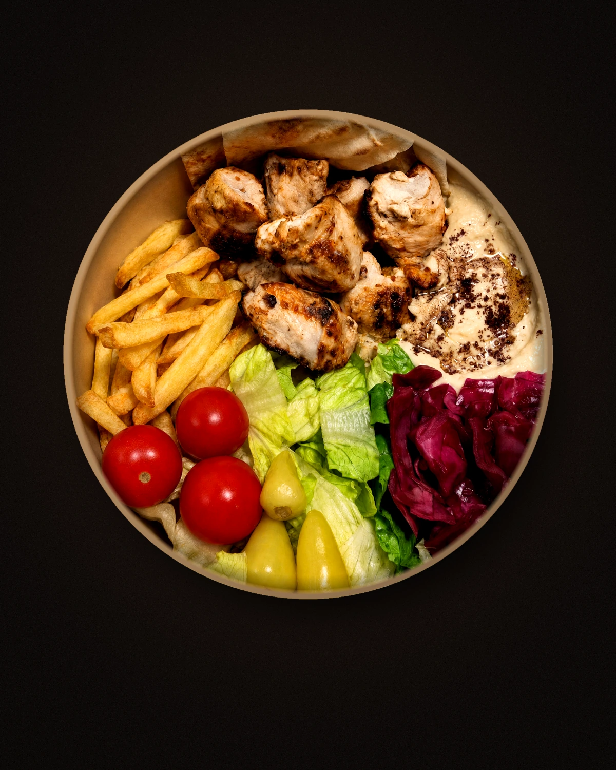 Bowl frites Poulet