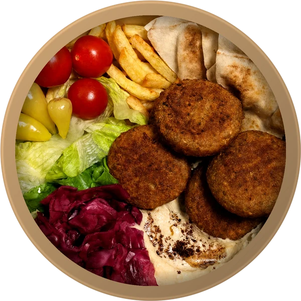 Bowl frites Falafel